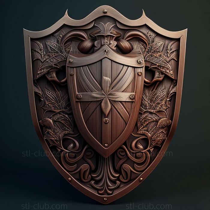 3D model shield (STL)